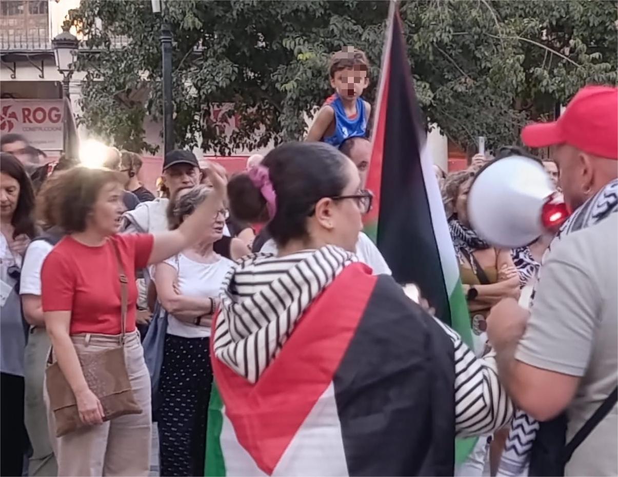 Manifestación a favor de Gaza en Toledo